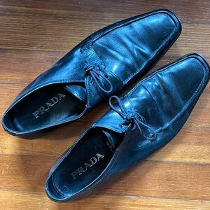 Prada Derby Lace up mens shoes.